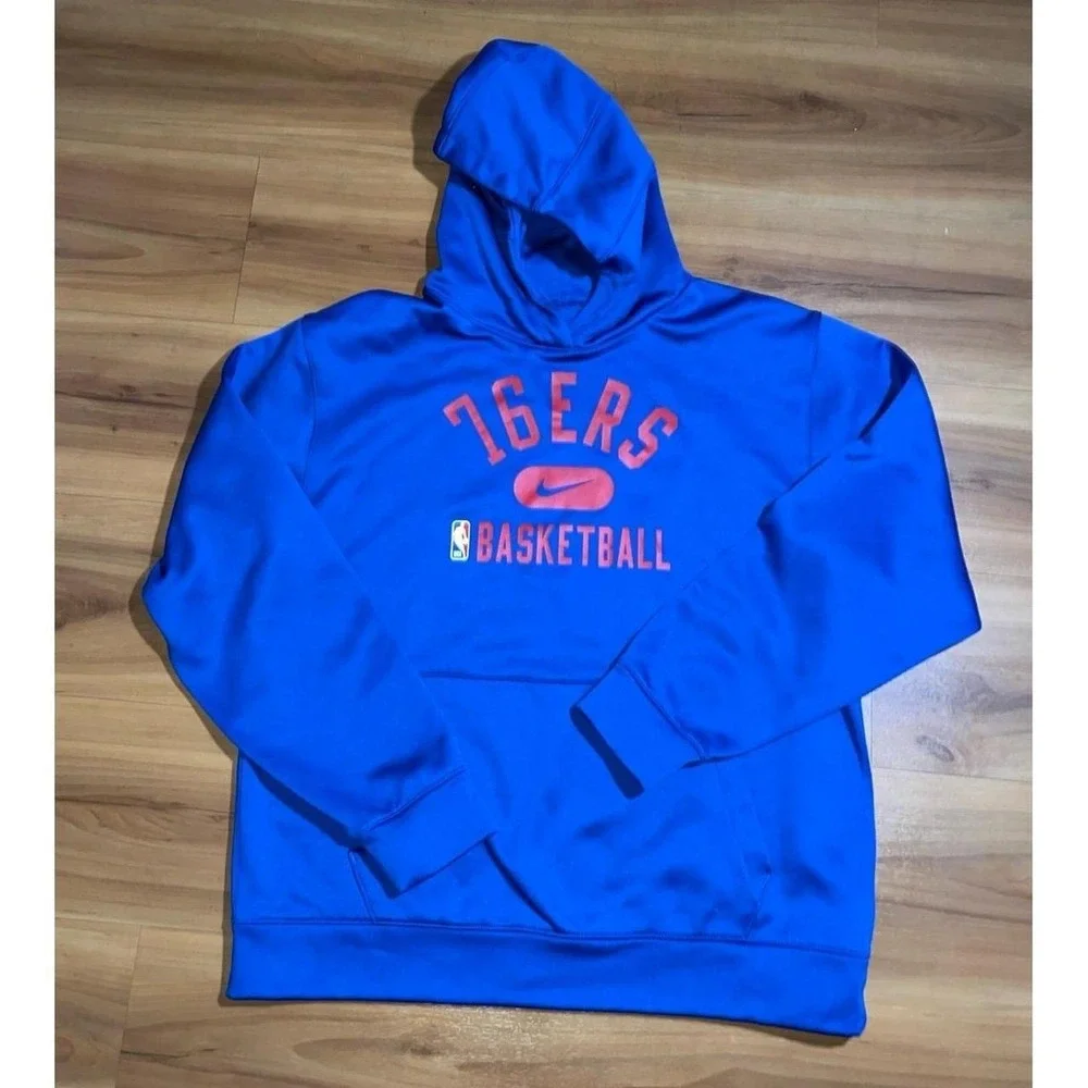 Kids Nike Philadelphia 76ers Dri Fit  NBA Basketball Pullover Sweatshirt Hoodie